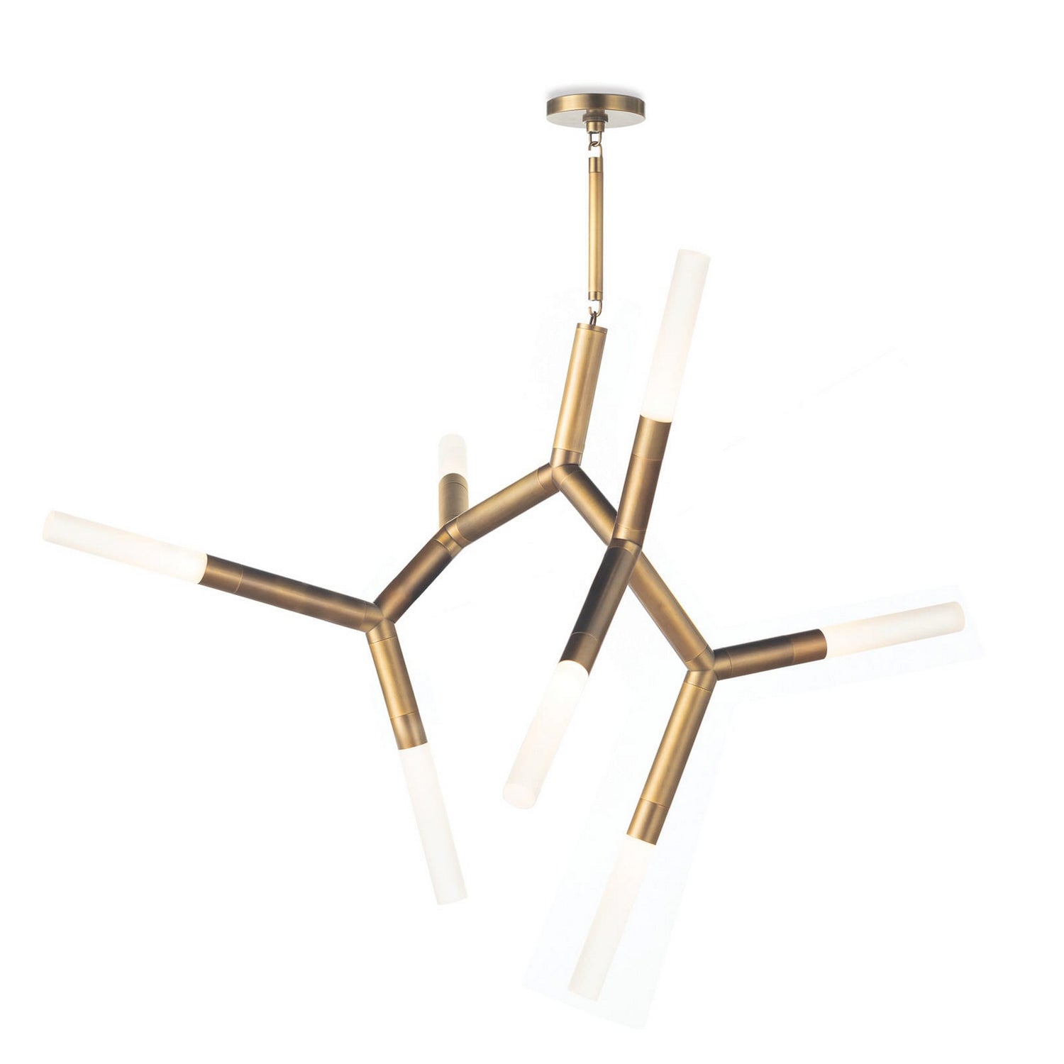 Regina Andrew - 16-1352NB - Seven Light Chandelier - Traveler - Natural Brass