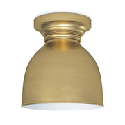 Regina Andrew - 16-1355NB - One Light Flush Mount - Pantry - Natural Brass
