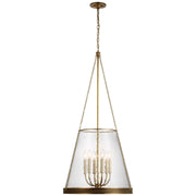 Visual Comfort Signature - S 5183SB-CG - LED Pendant - Reese - Soft Brass