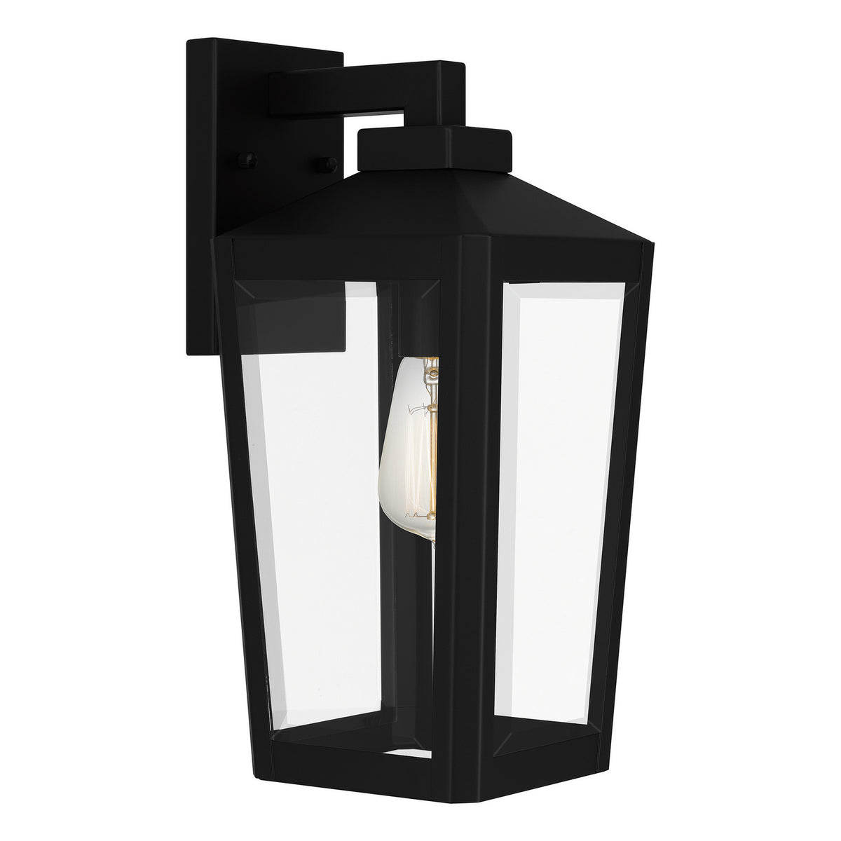 Quoizel - BLOM8407MBK - One Light Outdoor Wall Mount - Blomfield - Matte Black