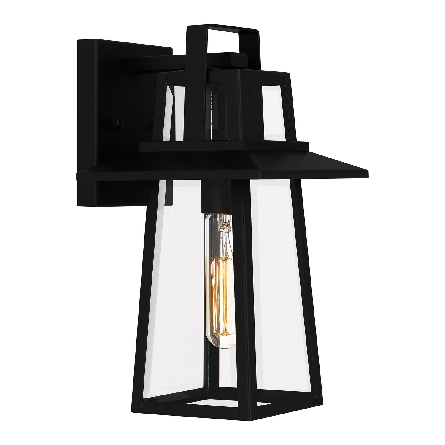 Quoizel - DEV8407MBK - One Light Outdoor Wall Mount - Devonport - Matte Black