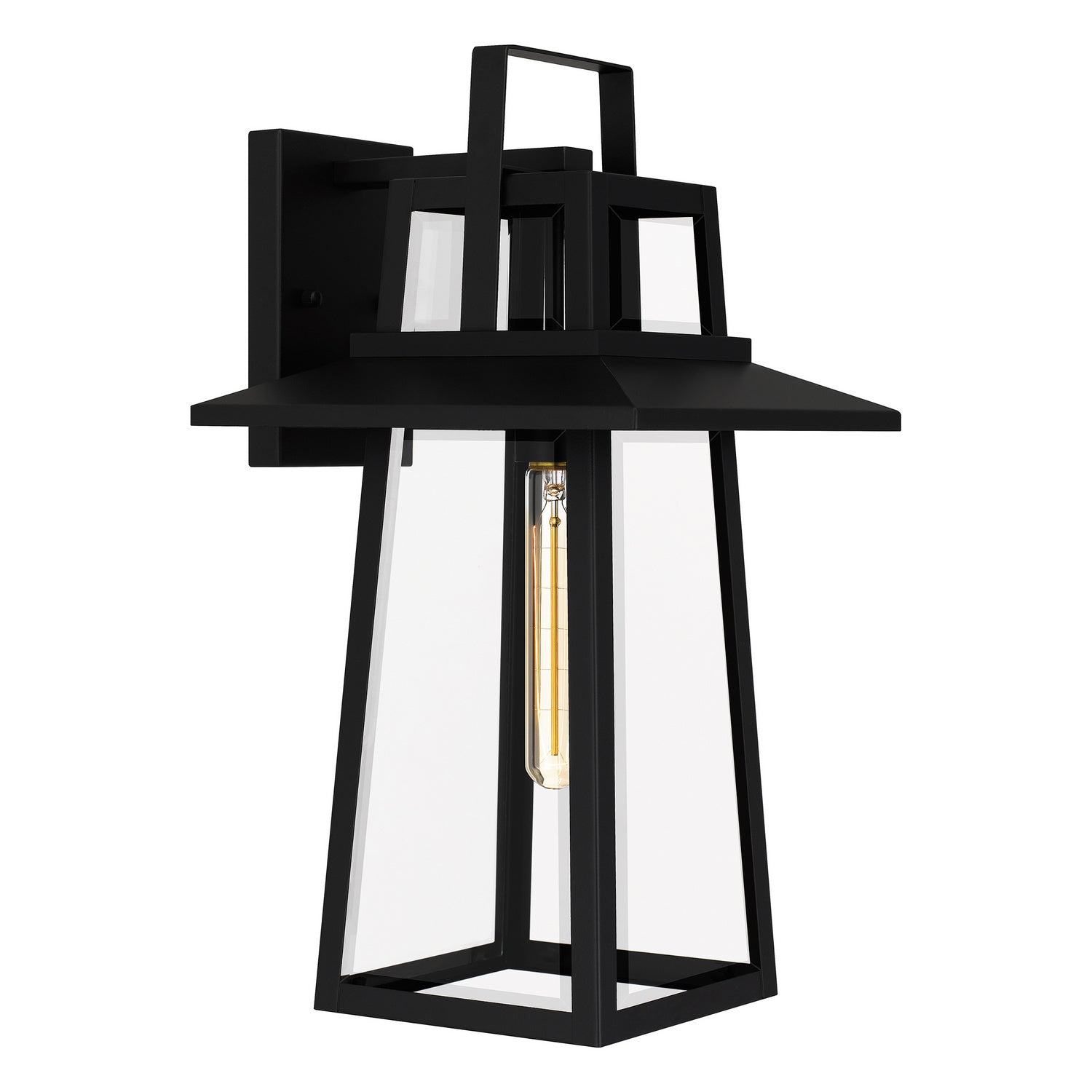 Quoizel - DEV8410MBK - One Light Outdoor Wall Mount - Devonport - Matte Black