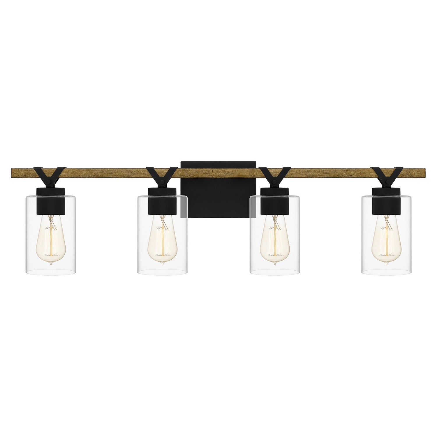 Quoizel - DEVN8632MBK - Four Light Bath - Devon Court - Matte Black