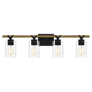Quoizel - DEVN8632MBK - Four Light Bath - Devon Court - Matte Black