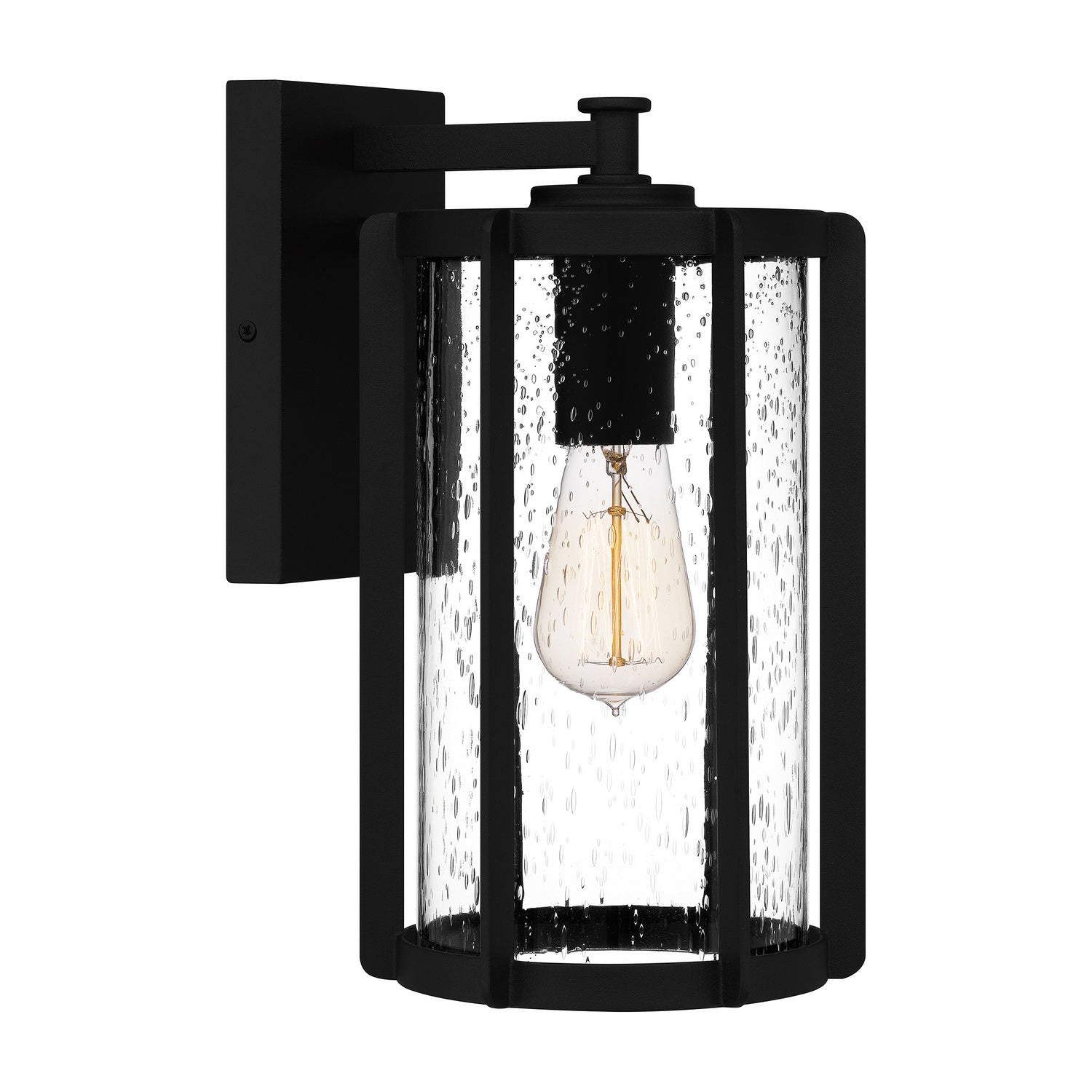 Quoizel - HAZ8407EK - One Light Outdoor Wall Mount - Hazel - Earth Black