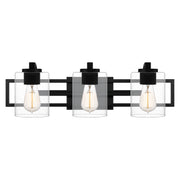 Quoizel - LANS8624MBK - Three Light Bath - Lansdowne - Matte Black