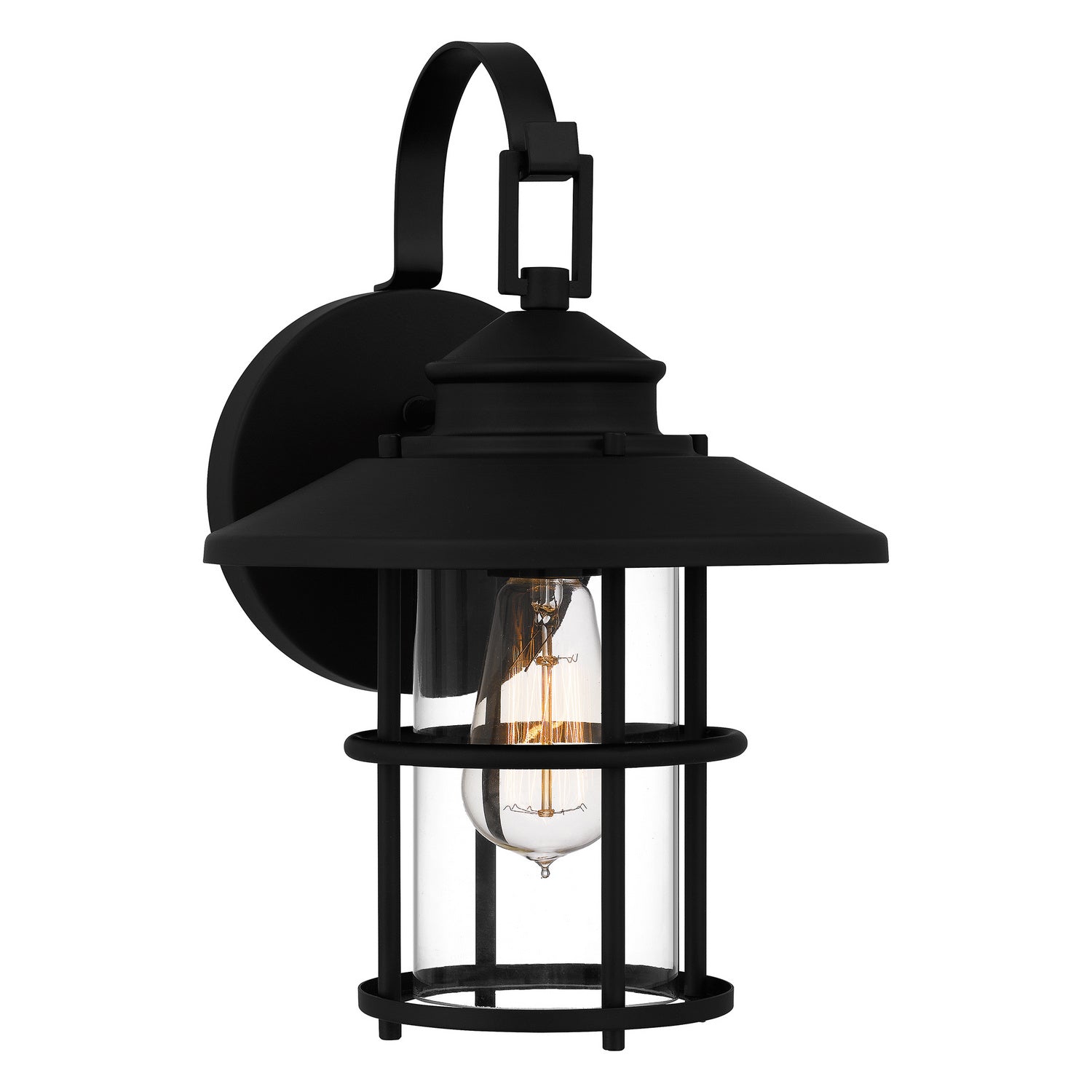 Quoizel - LOM8409MBK - One Light Outdoor Wall Mount - Lombard - Matte Black