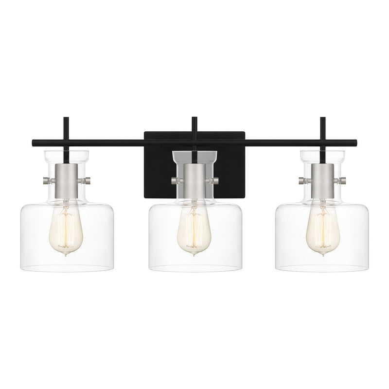 Quoizel - PEN8622MBK - Three Light Bath - Pensbury - Matte Black