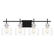 Quoizel - PEN8630MBK - Four Light Bath - Pensbury - Matte Black