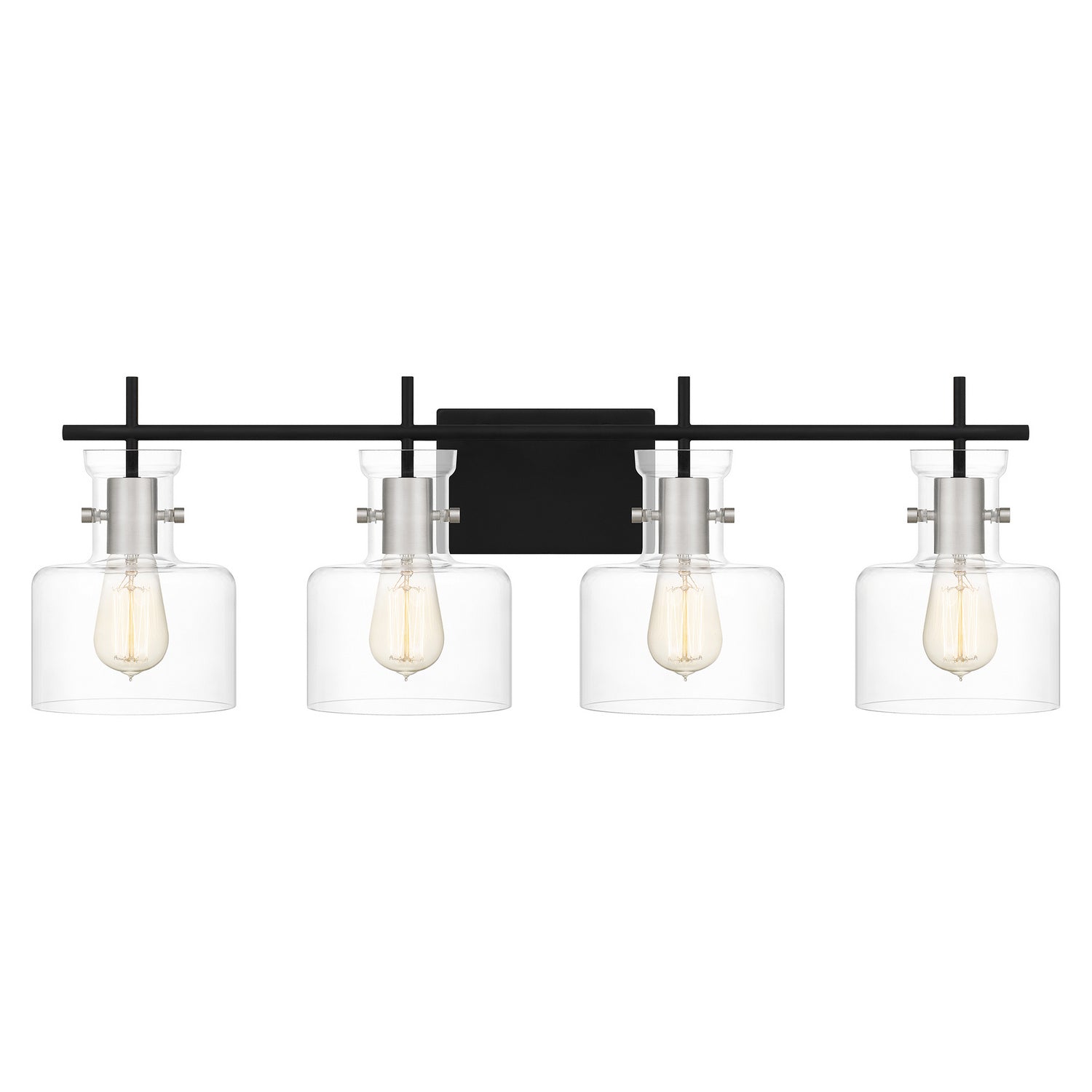 Quoizel - PEN8630MBK - Four Light Bath - Pensbury - Matte Black