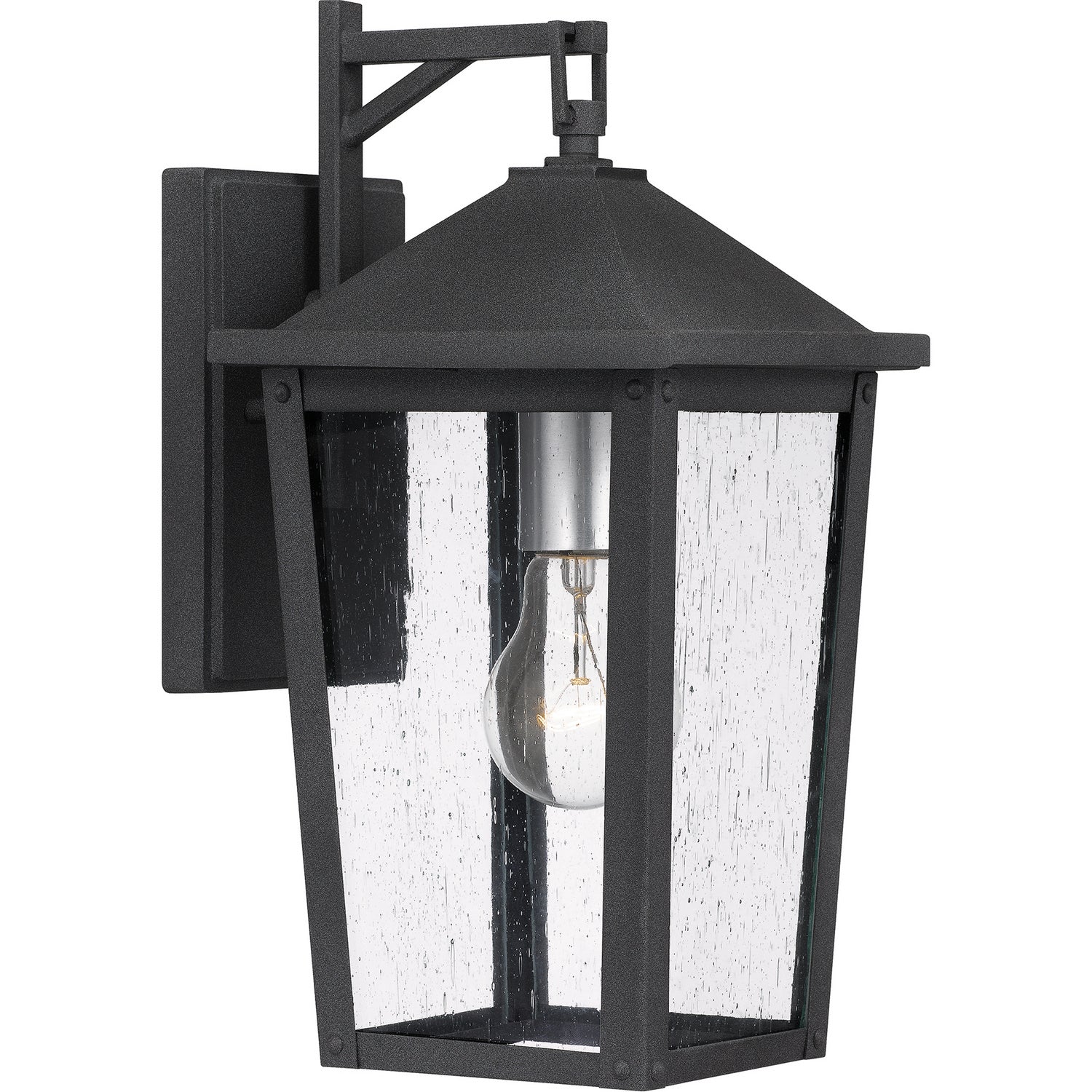 Quoizel - STNL8407MB - One Light Outdoor Wall Mount - Stoneleigh - Mottled Black