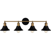 Quoizel - TRF8633MBK - Four Light Bath - Trafalgar - Matte Black
