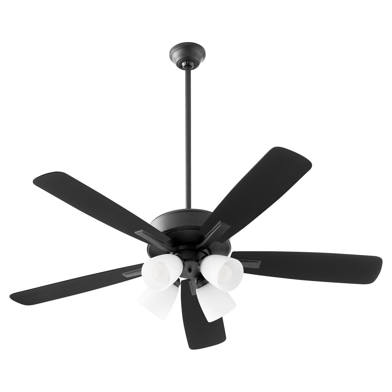 Quorum - 4525-459 - 52"Ceiling Fan - Ovation - Matte Black
