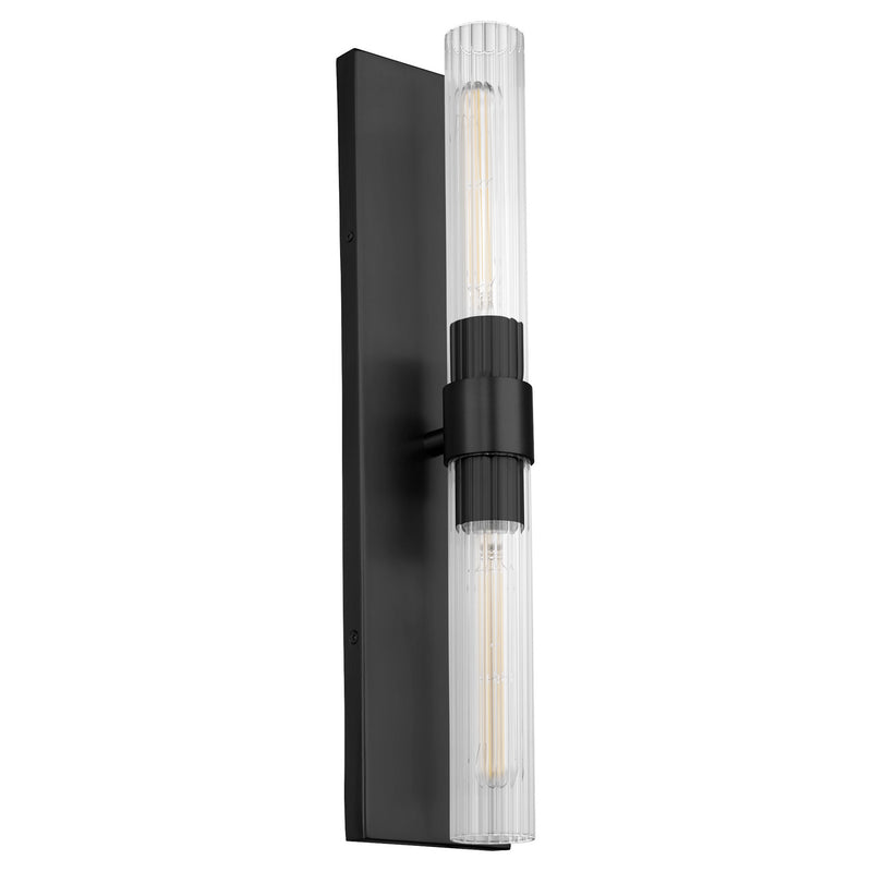 Quorum - 522-2-59 - Two Light Wall Mount - Sheridan - Matte Black