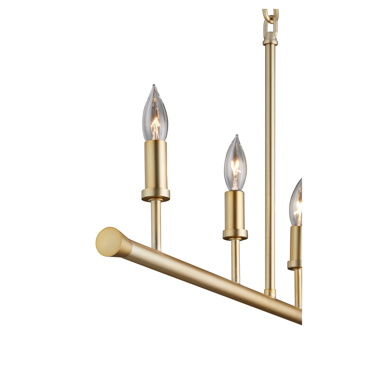 Quorum - 647-5-80 - Five Light Chandelier - Harmony - Aged Brass