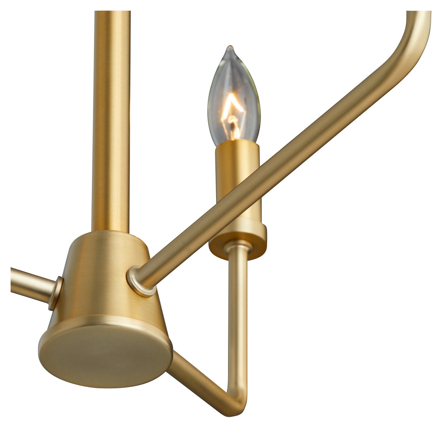 Quorum - 657-3-80 - Three Light Chandelier - Harmony - Aged Brass