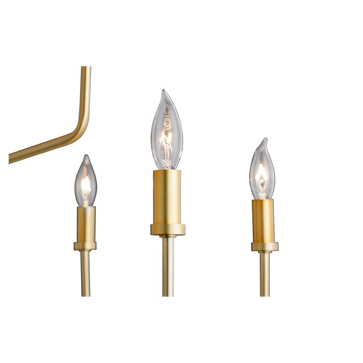 Quorum - 657-9-80 - Nine Light Chandelier - Harmony - Aged Brass