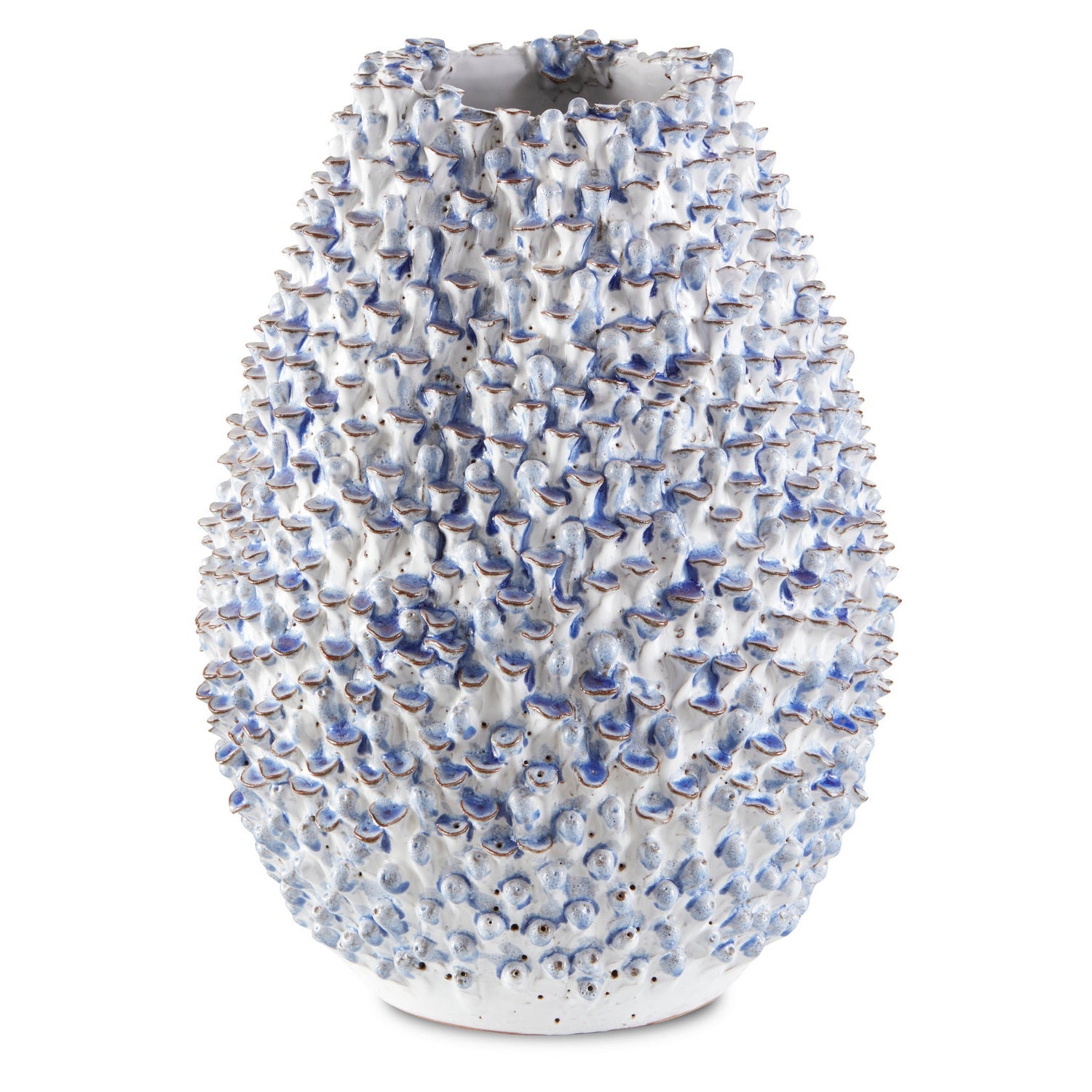 Currey and Company - 1200-0427 - Vase - Milione Collection - Blue/White