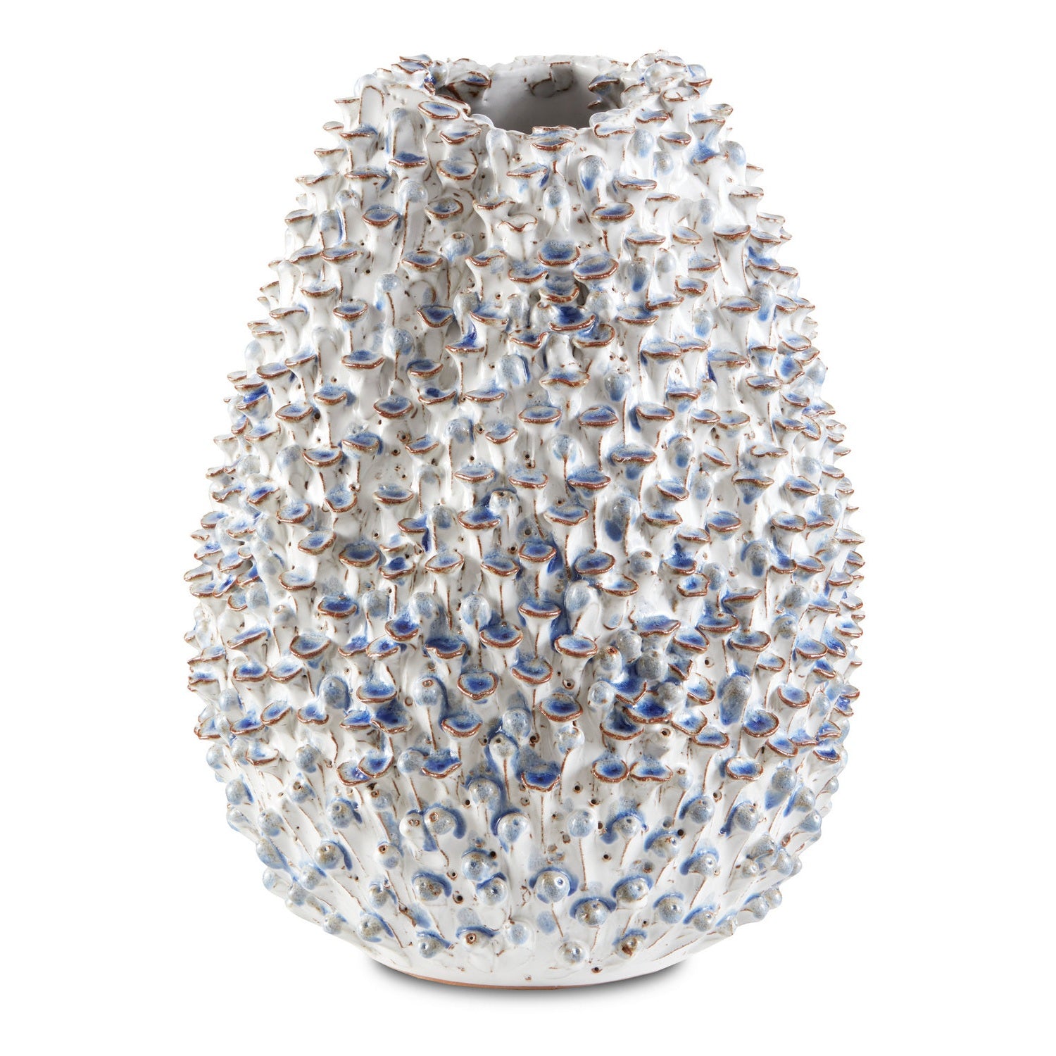 Currey and Company - 1200-0428 - Vase - Milione Collection - Blue/White