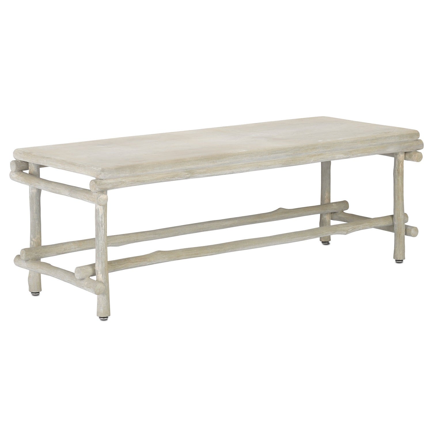 Currey and Company - 2000-0027 - Table/Bench - Portland/Faux Bois