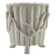 Currey and Company - 2200-0002 - Planter - Faux Bois Planter Collection - Portland / Faux Bois