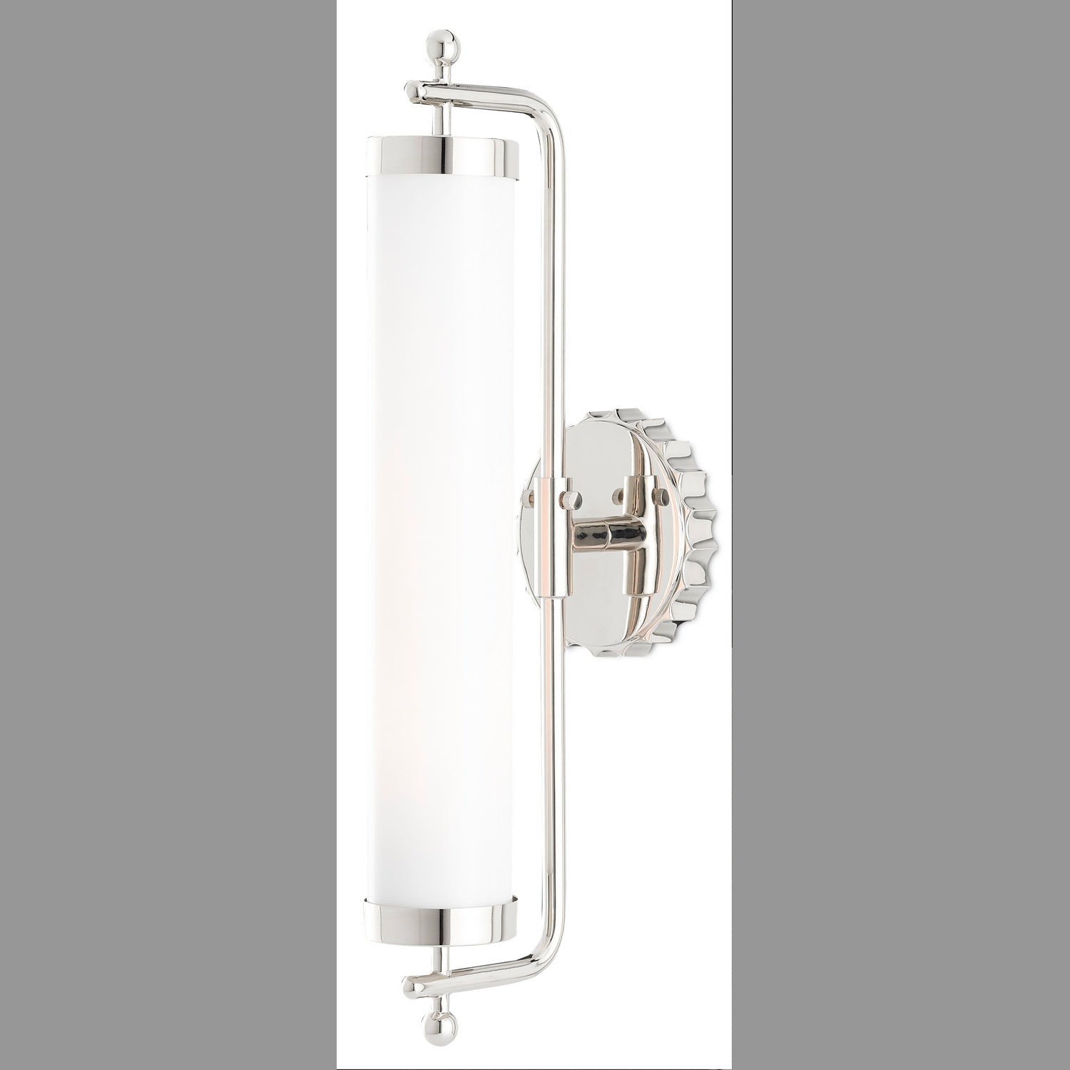 Currey and Company - 5000-0142 - One Light Wall Sconce - Latimer Collection - Polished Nickel