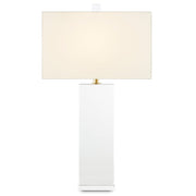 Currey and Company - 6000-0770 - One Light Table Lamp - Clara Table Lamp - Clear/Brass