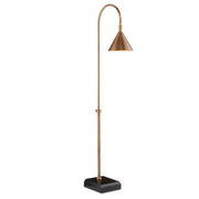 Currey and Company - 8000-0094 - One Light Floor Lamp - Vision Brass Floor Lamp - Vintage Brass/Black