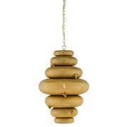 Currey and Company - 9000-0761 - One Light Chandelier - Bee My Honey Collection - Antique Brass