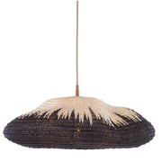 Currey and Company - 9000-0787 - One Light Pendant - Comme Des Paniers Collection - Khaki/Black