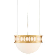 Currey and Company - 9000-0834 - One Light Pendant - Lola Collection - Contemporary Gold Leaf/Painted Contemporary Gold