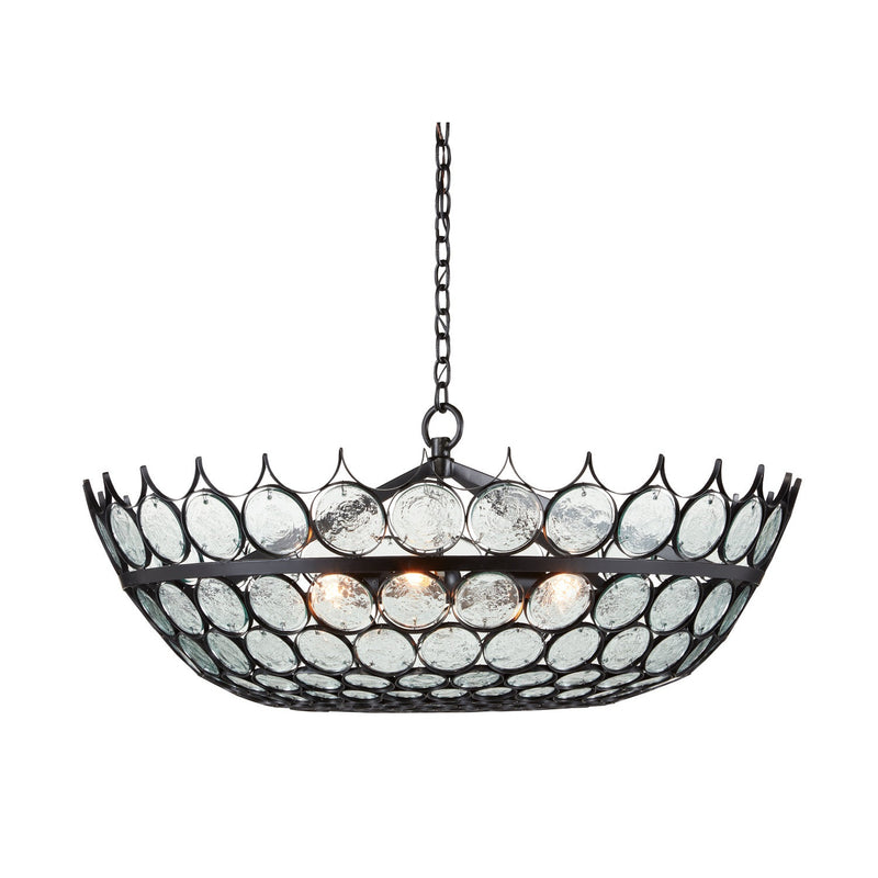 Currey and Company - 9000-0879 - Three Light Chandelier - Augustus Collection - Bronze