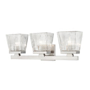 Z-Lite - 1936-3V-BN - Three Light Vanity - Astor - Brushed Nickel