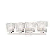Z-Lite - 1936-4V-BN - Four Light Vanity - Astor - Brushed Nickel