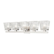 Z-Lite - 1936-5V-BN - Five Light Vanity - Astor - Brushed Nickel