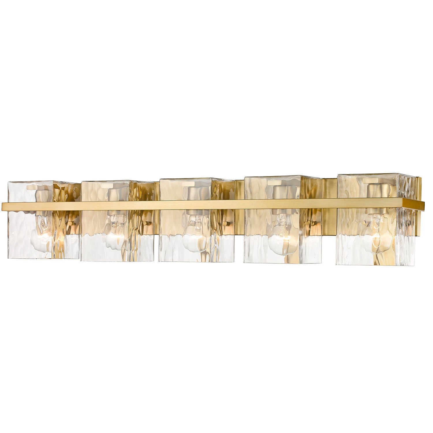 Z-Lite - 1938-5V-MGLD - Five Light Vanity - Bennington - Modern Gold