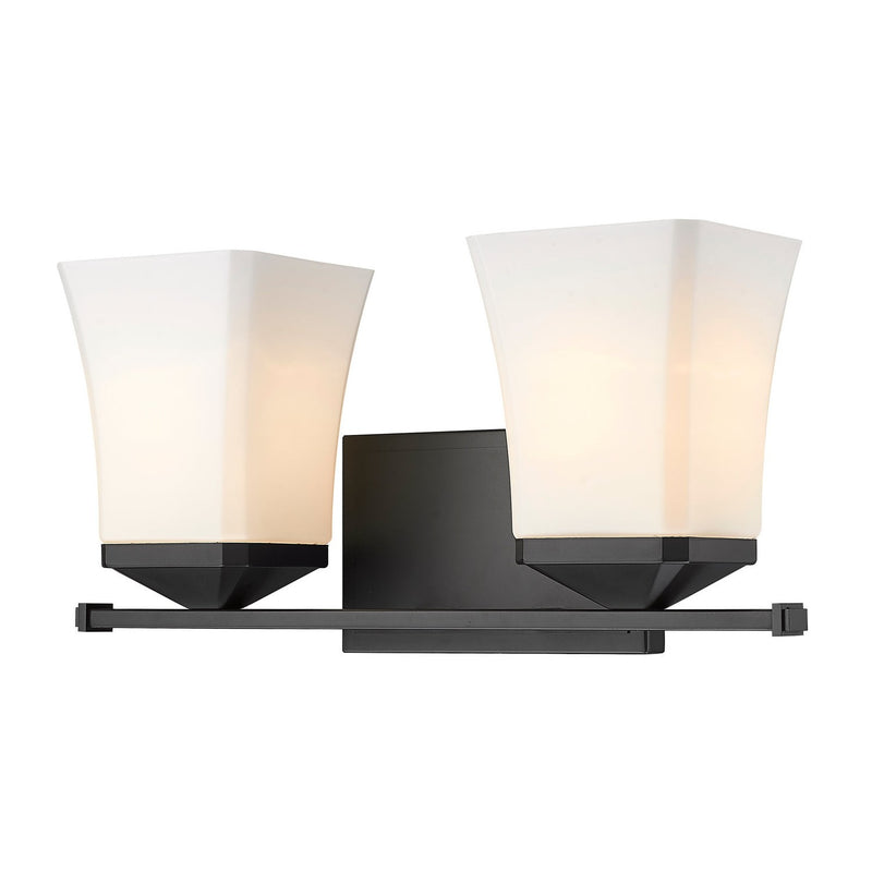 Z-Lite - 1939-2V-MB - Two Light Vanity - Darcy - Matte Black