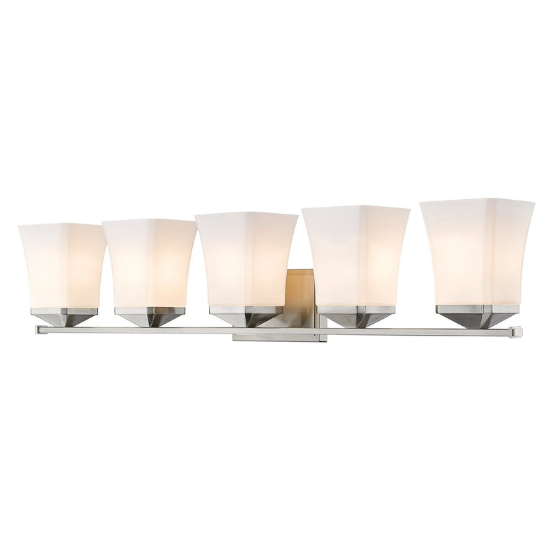 Z-Lite - 1939-5V-BN - Five Light Vanity - Darcy - Brushed Nickel