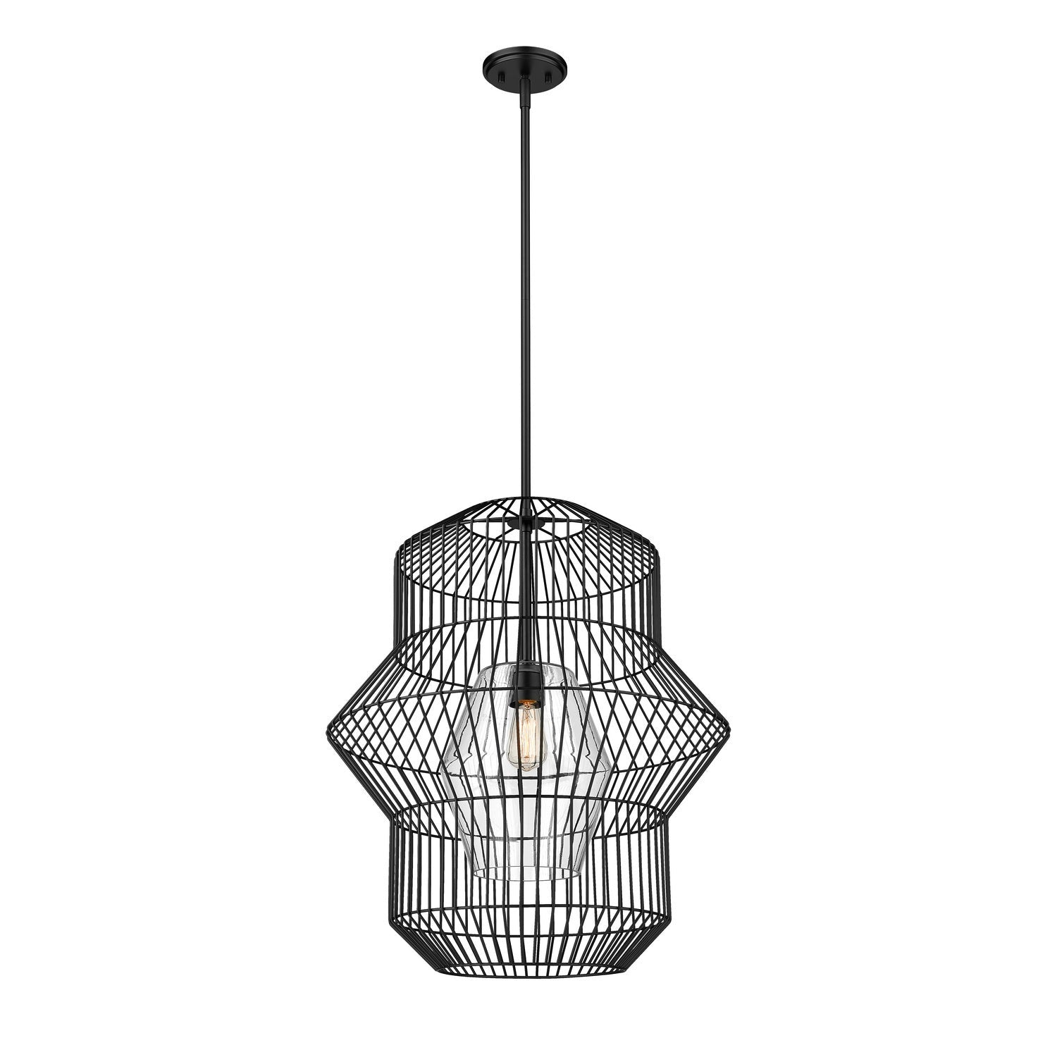 Z-Lite - 1941P24-MB - One Light Pendant - Orsay - Matte Black