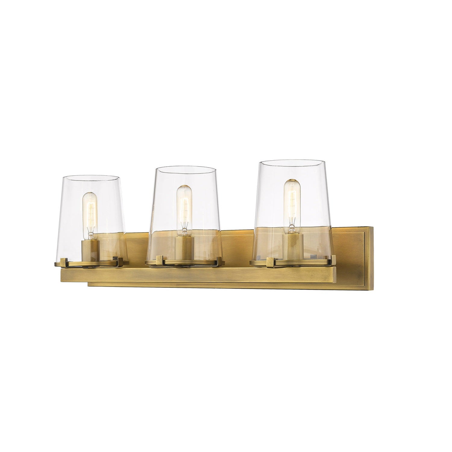 Z-Lite - 3032-3V-RB - Three Light Vanity - Callista - Rubbed Brass