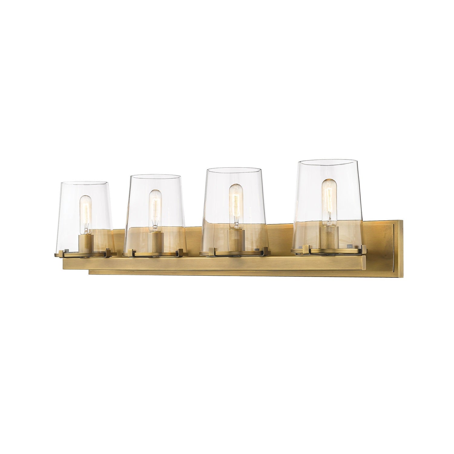 Z-Lite - 3032-4V-RB - Four Light Vanity - Callista - Rubbed Brass