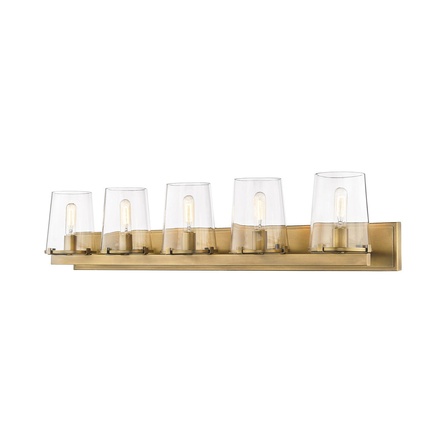Z-Lite - 3032-5V-RB - Five Light Vanity - Callista - Rubbed Brass
