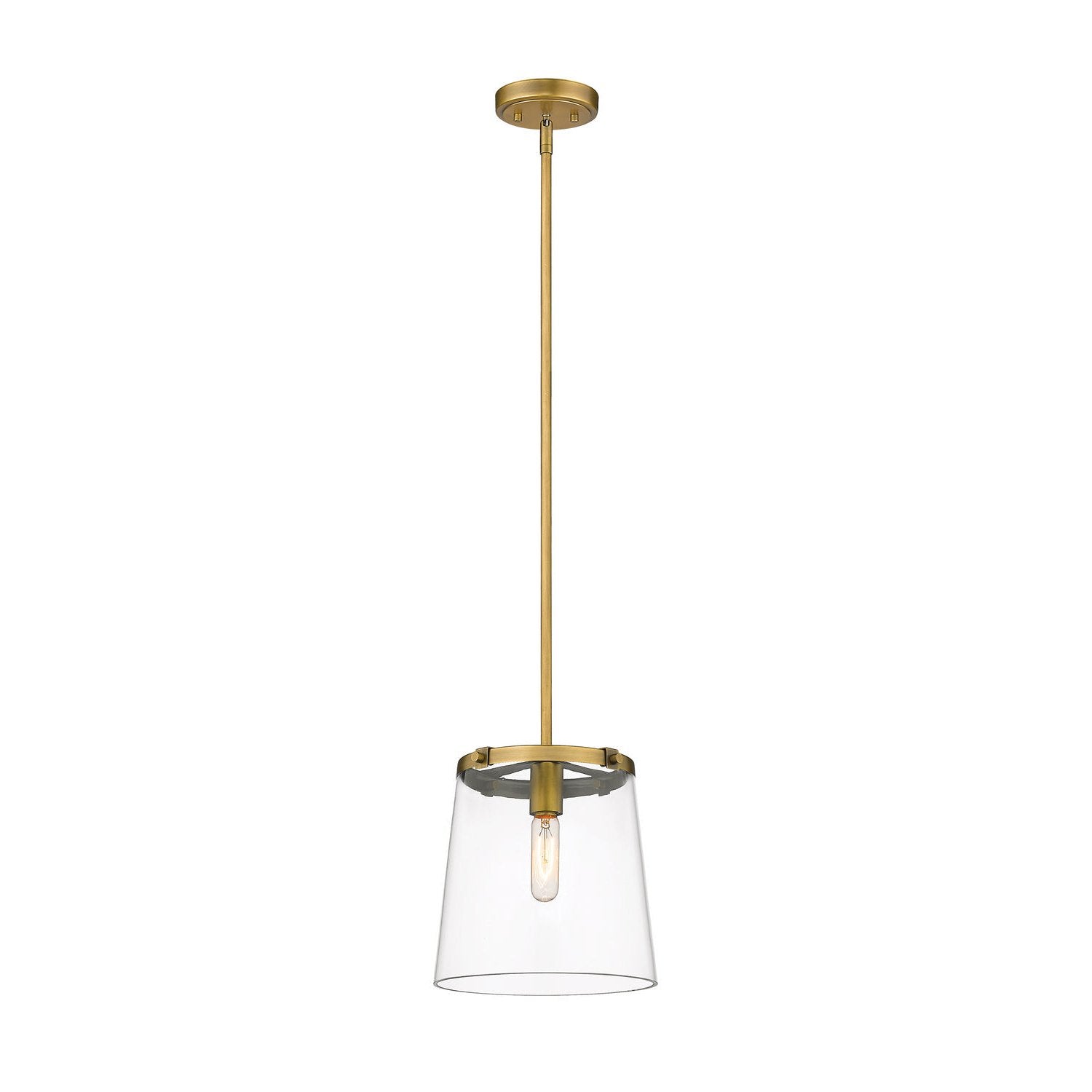 Z-Lite - 3032P10-RB - One Light Pendant - Callista - Rubbed Brass