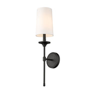 Z-Lite - 3033-1S-MB - One Light Wall Sconce - Emily - Matte Black