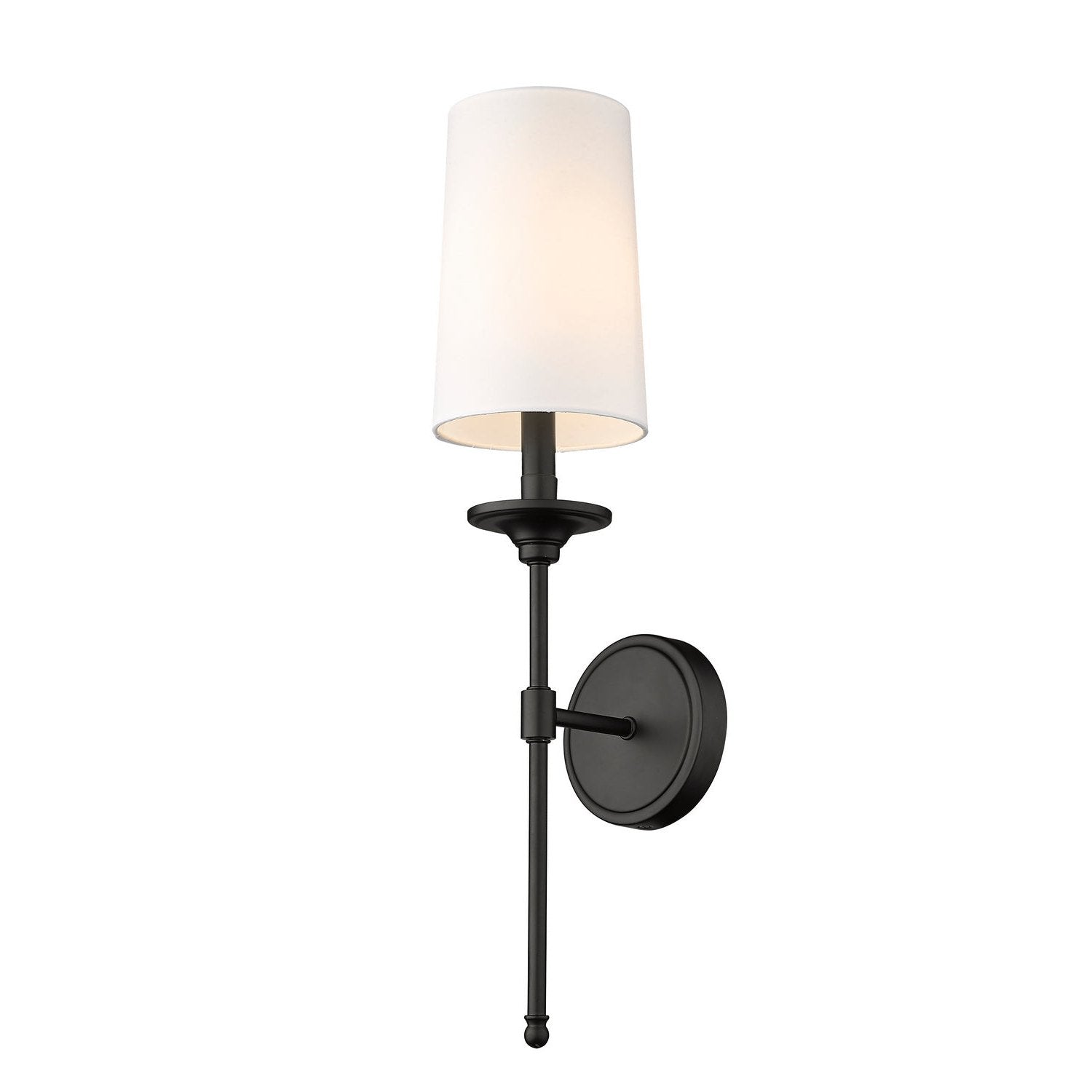 Z-Lite - 3033-1S-MB - One Light Wall Sconce - Emily - Matte Black