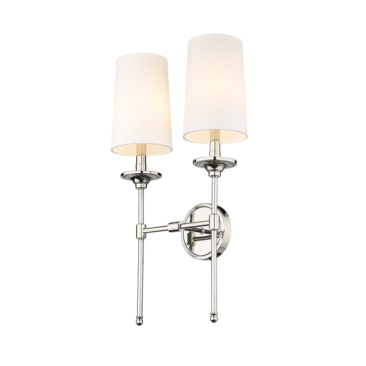 Z-Lite - 3033-2S-PN - Two Light Wall Sconce - Emily - Polished Nickel