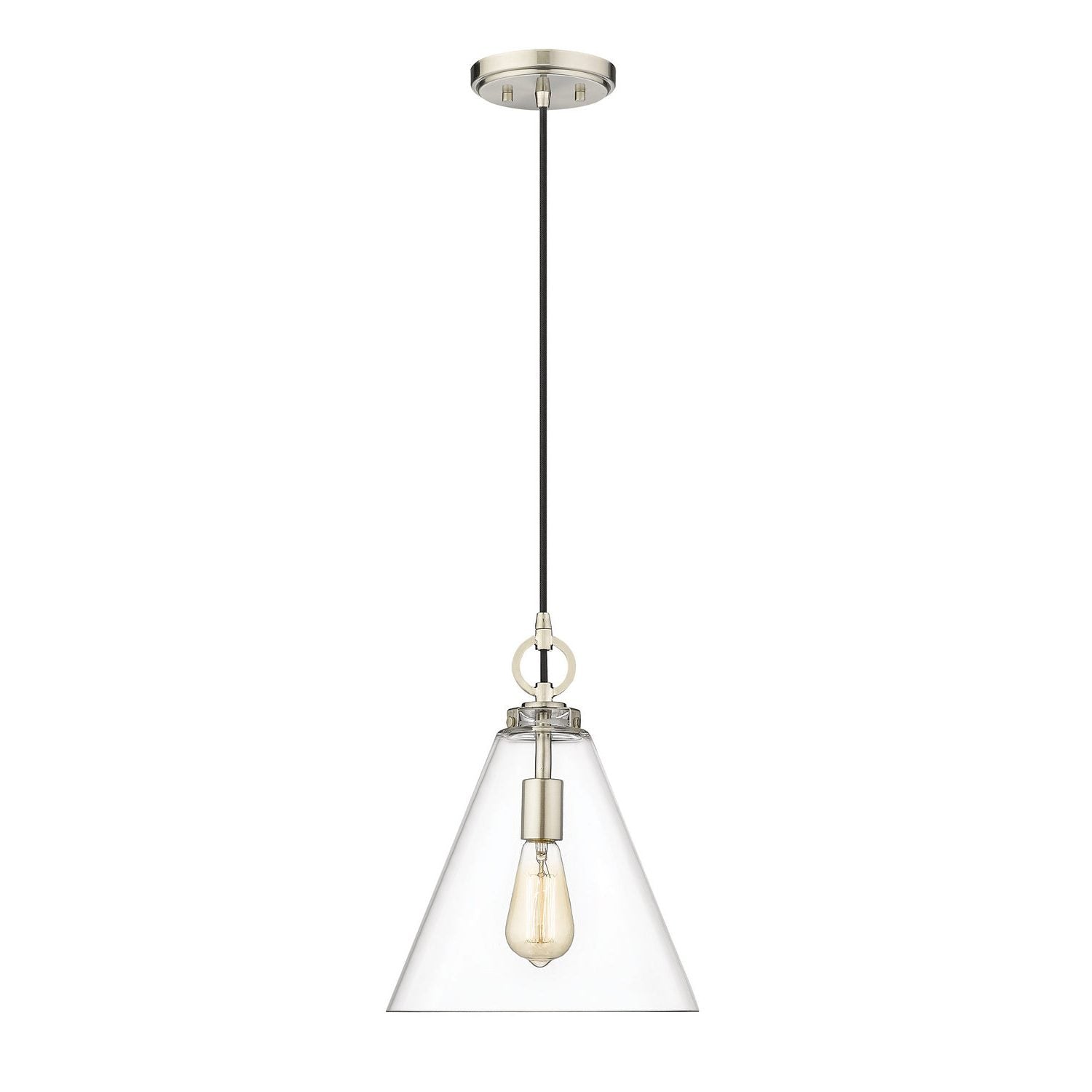 Z-Lite - 3034P11-BN - One Light Pendant - Harper - Brushed Nickel