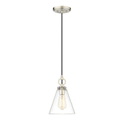 Z-Lite - 3034P8-BN - One Light Pendant - Harper - Brushed Nickel