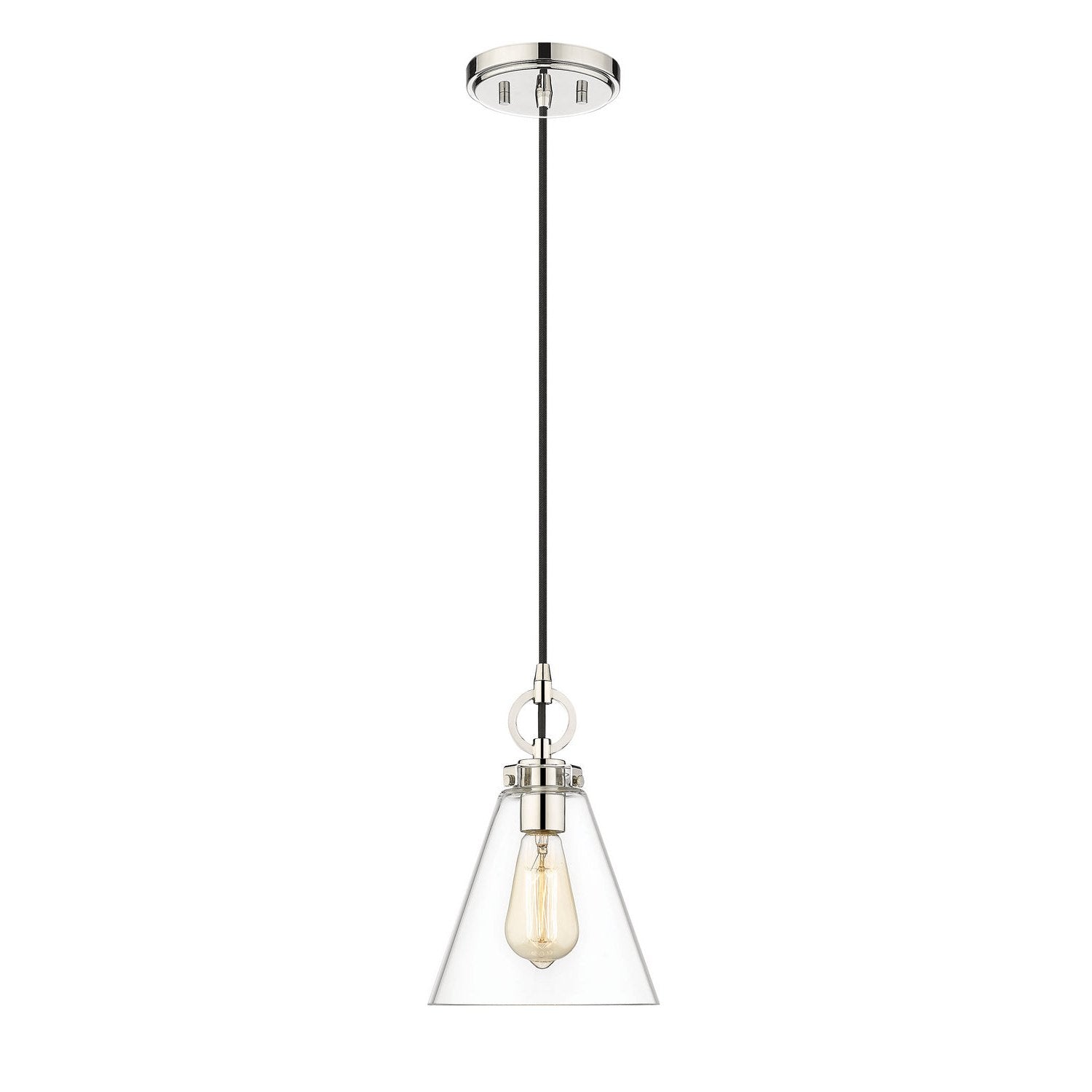 Z-Lite - 3034P8-PN - One Light Pendant - Harper - Polished Nickel