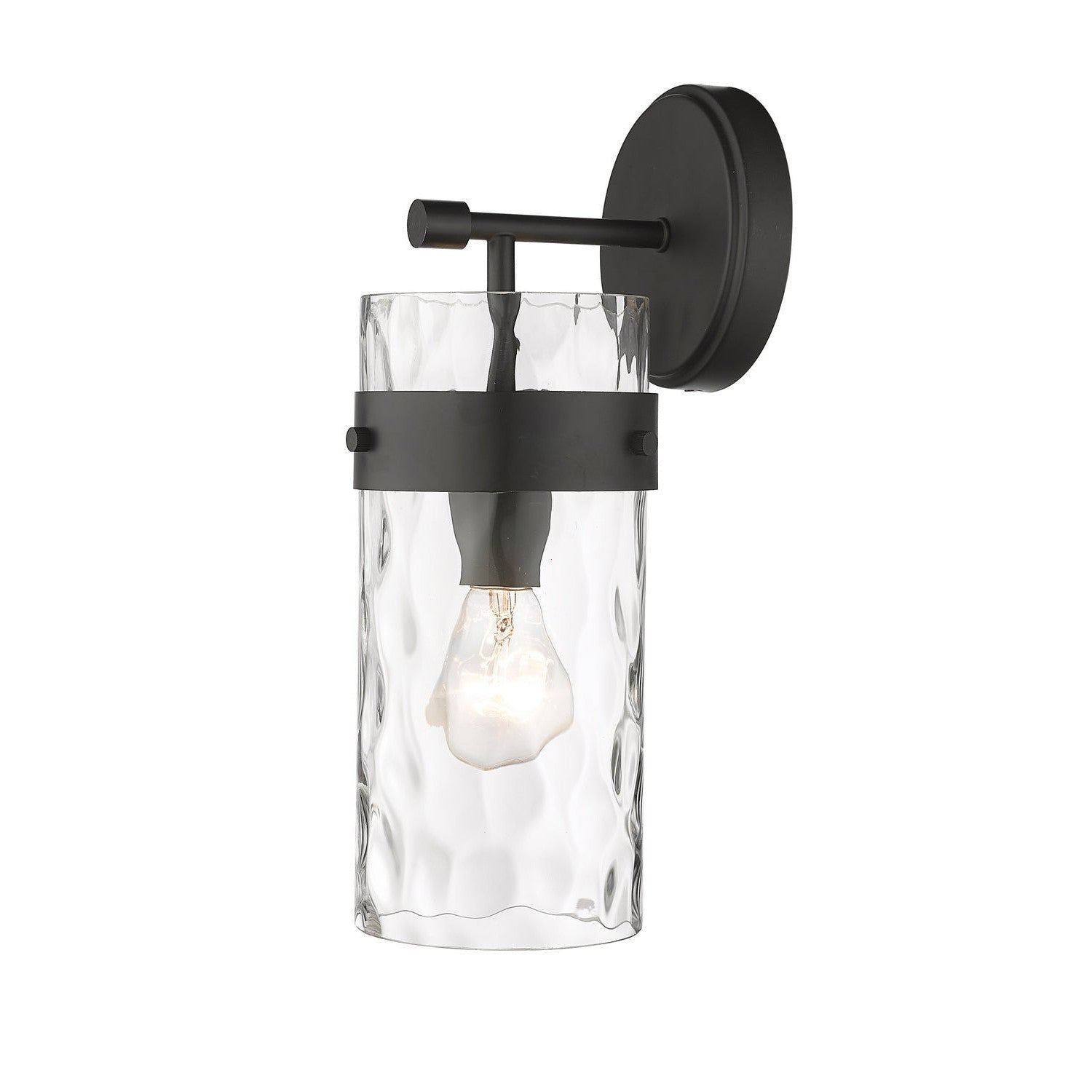 Z-Lite - 3035-1SS-MB - One Light Wall Sconce - Fontaine - Matte Black